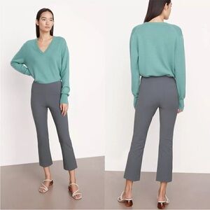 NWT Vince Gray High Waisted Cropped-Flare Leg Pants